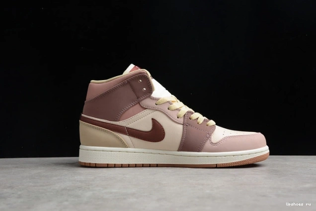 Dark Mauve Mid Jordan  1 (W) Pony SE DO7440-821 Smoky 0916